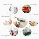 Stainless Steel Hand-held Bidet Sprayer Bathroom Toilet Brass T-Adapter Hose Kit