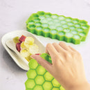 37 Grid Honeycomb Shape Cube Trays Removable Food Grade Silicone Ice Molds
