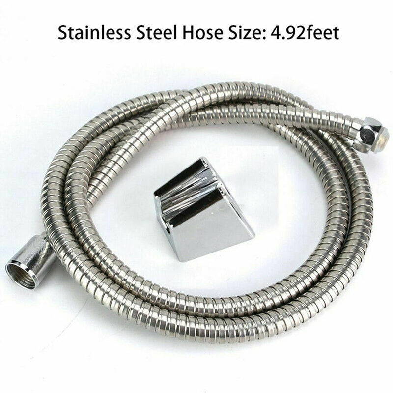 Handheld Stainless Steel Bidet Spray Shower Head Shattaf Toilet with 1.5M Hose