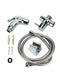 Handheld Stainless Steel Bidet Spray Shower Head Shattaf Toilet with 1.5M Hose