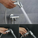 Handheld Stainless Steel Bidet Spray Shower Head Shattaf Toilet with 1.5M Hose