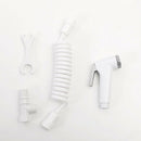 1 x Plastic Handheld Bidet Sprayer Set for Toilet with Hose Adapter Mounting
