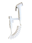 1 x Plastic Handheld Bidet Sprayer Set for Toilet with Hose Adapter Mounting