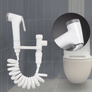 Handheld Bidet Sprayer Bathroom Shower Spray Head Set with Hose & Bracket White
