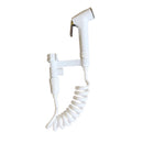 1 x Plastic Handheld Bidet Sprayer Set for Toilet with Hose Adapter Mounting