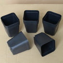 10Pcs Garden Flower Pots Nursery Plant Seedling Holder Square Basin Set