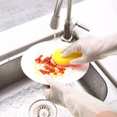 2 Pairs Dish Washing Scrubber household Cleaning Scrubbing Kitchen Gloves