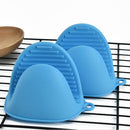 4pcs Microwave Oven Clips Gloves Kitchen-Organizer Anti-Scald Thicken Silicone