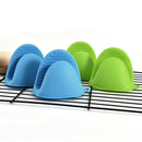 4pcs Silicone Gloves Pot-Holder Baking-Tools Gripper Oven Cooking-Microwave