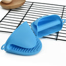 4pcs Silicone Glove Kitchen-Organizer Hot-Plate-Clip Clips Microwave Heat-Pot