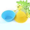 15XSilicone Round Muffin Molds Cupcake Liners Cups Chocolate Baking New