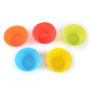 15XSilicone Round Muffin Molds Cupcake Liners Cups Chocolate Baking New