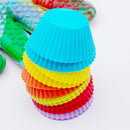15Pcs Round Cake Muffin Cupcake Liner Soft Silicone Baking Cup Mold New Hot