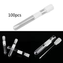 100Pcs Disposable Sterile Single Use Swabs Test Tube  Female Hard Tube