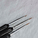 3x Nail Art Pen Dotting Painting Drawing UV Gel Liner Polish Brush Tools