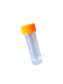 100 x Small Clear Plastic Test Tubes Screw Top 5ML Plastic Sample Bottles