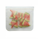 3Pcs Lunch-Box Freezer-Bag Ziplock Silicone Reusable Leakproof Silicone Zip Bag