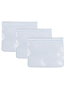 3XLunch-Box Freezer-Bag Ziplock Silicone Reusable Leakproof Silicone Zip Bag Hot