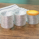 100PCS Baking Egg Tart Mould Cake Cups Circular Tins Pie Mold Plate Oven