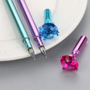 Luxury Metal Crystal Pen Big Diamond Ballpoint Pen Stationery School Pen Office