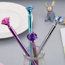 0.5mm Metallic Diamond Head Gel Pen Black Refill School Office Supplies 5 X New