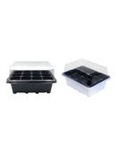 12-Holes Seed Planting Box with Cover Nursery Pots Plant  Garden Seed Starter