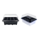 12-Holes Seed Planting Box with Cover Nursery Pots Plant  Garden Seed Starter