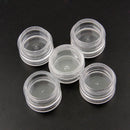 5-layer 30x77mm Transparent Empty Plastic Storage Boxes Nail Art Tip Glitter