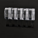 5-layer 30x77mm Transparent Empty Plastic Storage Boxes Nail Art Tip Glitter