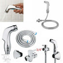 Stainless Steel Handheld Bidet Spray Shower Head Toilet Shattaf Hose Bathroom