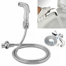 1 Pcs Toilet Bidet Stainless Steel Handheld Shattaf Bathroom Sprayer Shower Hose