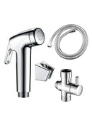 1 x Toilet Bidet Spray Stainless Steel Handheld Shattaf Bathroom Bidet Spray Set
