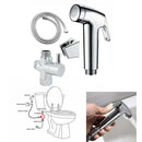 Stainless Steel Handheld Bidet Spray Shower Head Toilet Shattaf Hose Bathroom