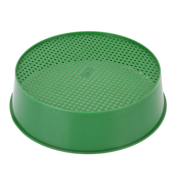 1 x Green Plastic Garden Sieve Riddle Sifter For Compost Gravel Soil Stone Sieve