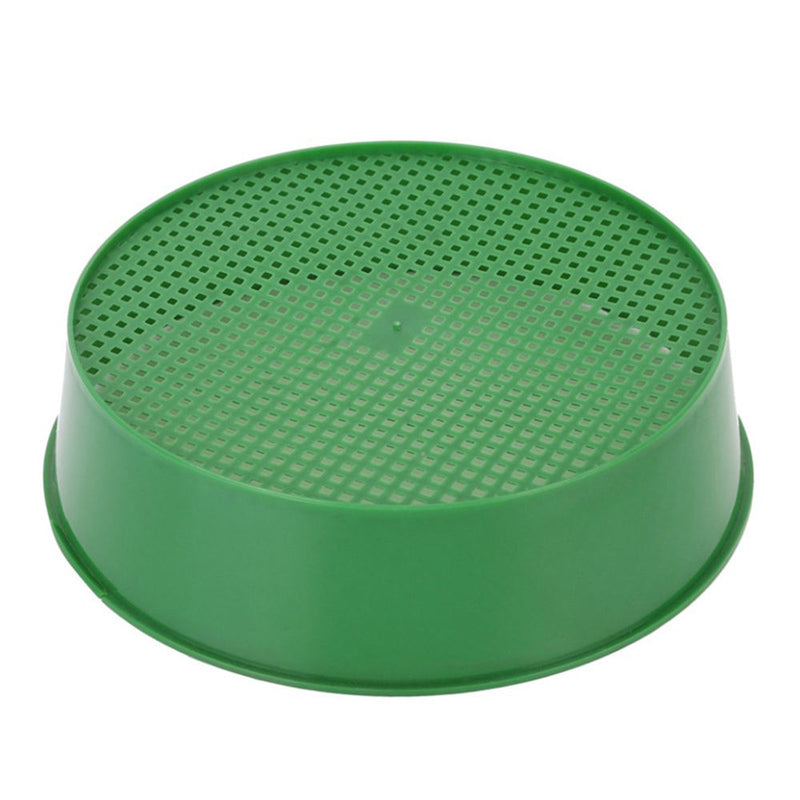 1 x Green Plastic Garden Sieve Riddle Sifter For Compost Gravel Soil Stone Sieve