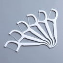50pcs/set Dental Floss Picks Smile Shiny Fresh Clean Flosser Teeth