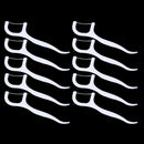 50pcs/set Dental Floss Picks Smile Shiny Fresh Clean Flosser Teeth
