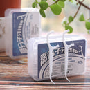 50pcs/set Dental Floss Picks Smile Shiny Fresh Clean Flosser Teeth