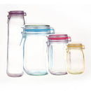 20Pcs Plastic Jar Zipper Bags Food Storage Snack Sandwich Ziplock Reusable Seal