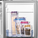 20Pcs Reusable Jar Bags Fresh Produce Fridge Freezing Food Organizer Tools