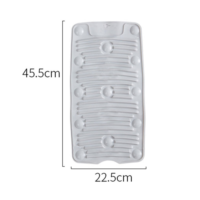 1x Silicone Makeup Brush Pad Folding Washboard Mat Wash Board With Suction