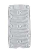 1x Brush Pad Home Folding Washboard Mat Wash Board With Suction Light Gray