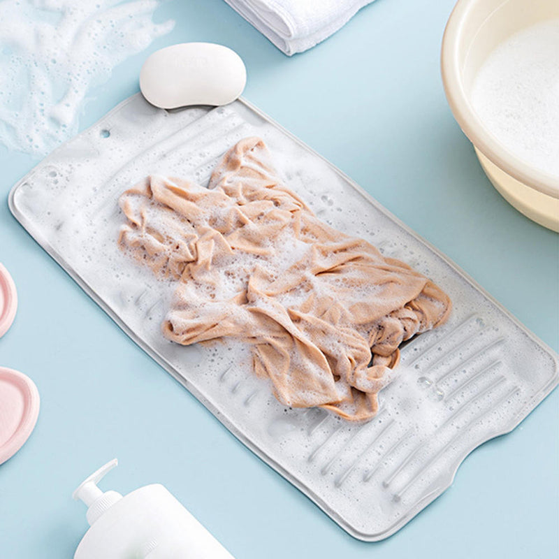 1x Silicone Makeup Brush Pad Folding Washboard Mat Wash Board With Suction