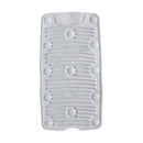 1x Brush Pad Home Folding Washboard Mat Wash Board With Suction Light Gray