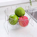 Stainless Steel Frying Net Round Basket Strainer French Fries Fried Food+Handle