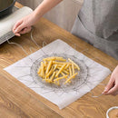 Stainless Steel Frying Net Round Basket Strainer French Fries Fried Food+Handle