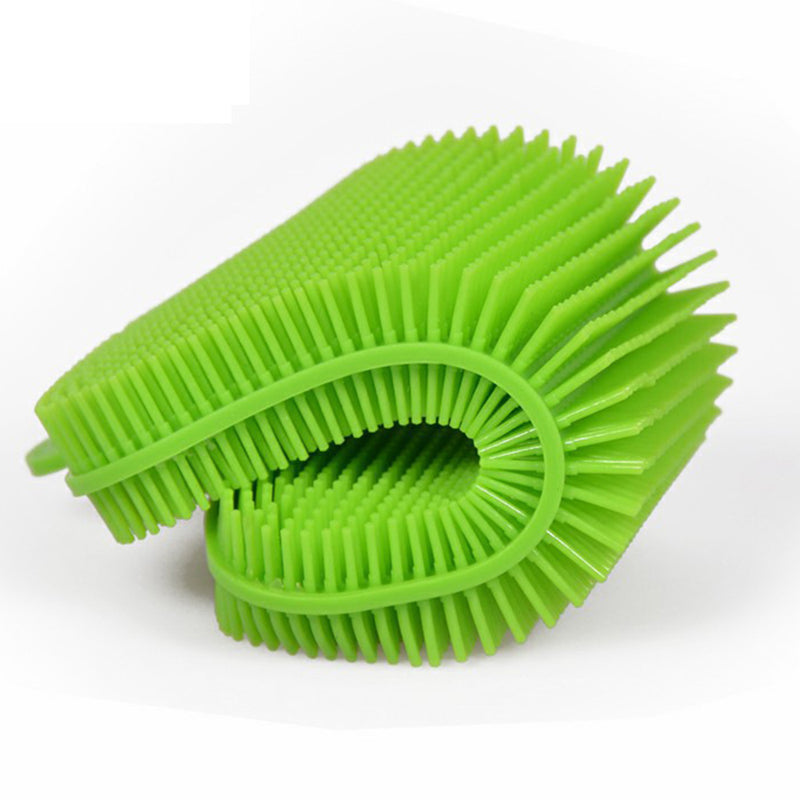 Multifunction Silicone Washing Sponge Kitchen Cleaning Bowl Pan Bowl Dish Brush