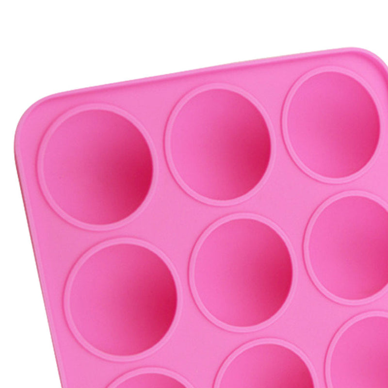 1 x Hemisphere Shape Silicone 12 Holes Food Grade Baking Accessories Chocolate