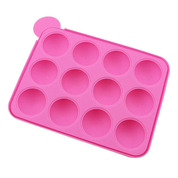 1 x Hemisphere Shape Silicone 12 Holes Food Grade Baking Accessories Chocolate