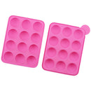 1 x Hemisphere Shape Silicone 12 Holes Food Grade Baking Accessories Chocolate
